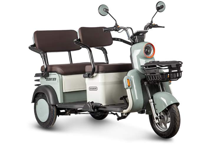 Пассажирский электротрицикл Rutrike Gelbert Beta 48V/60V 800Вт