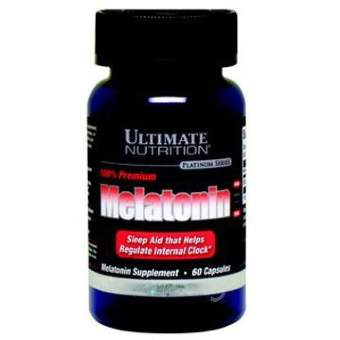 Ultimate nutrition Melatonin 100% Premium 3mg 60капс / 60 caps